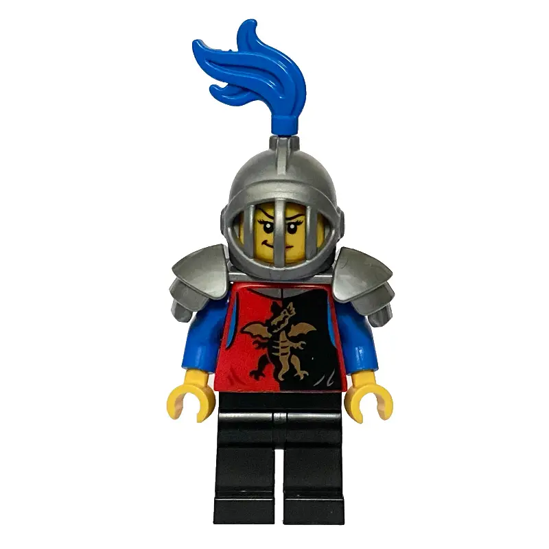 Knight (Dragon Knights) - Reissue, Black Legs, Shoulder Gaurds