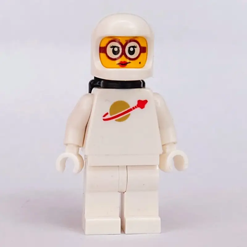 Classic Space, White with Black Airtanks, Red Glasses
