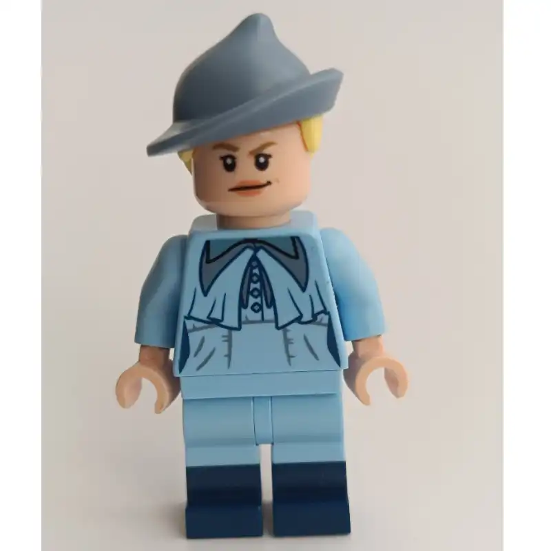 Fleur Delacour, Bright Light Blue Outfit, Sand Blue Hat