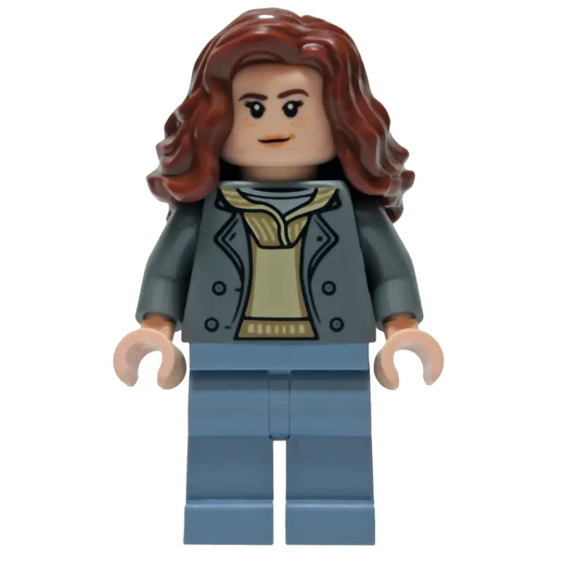 Hermione Granger, Dark Bluish Gray Jacket, Sand Blue Legs
