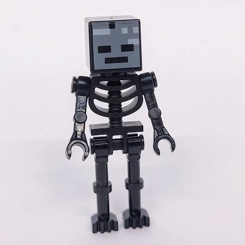 Wither Skeleton, Square Skull, Straight Arms (78132 Torso)