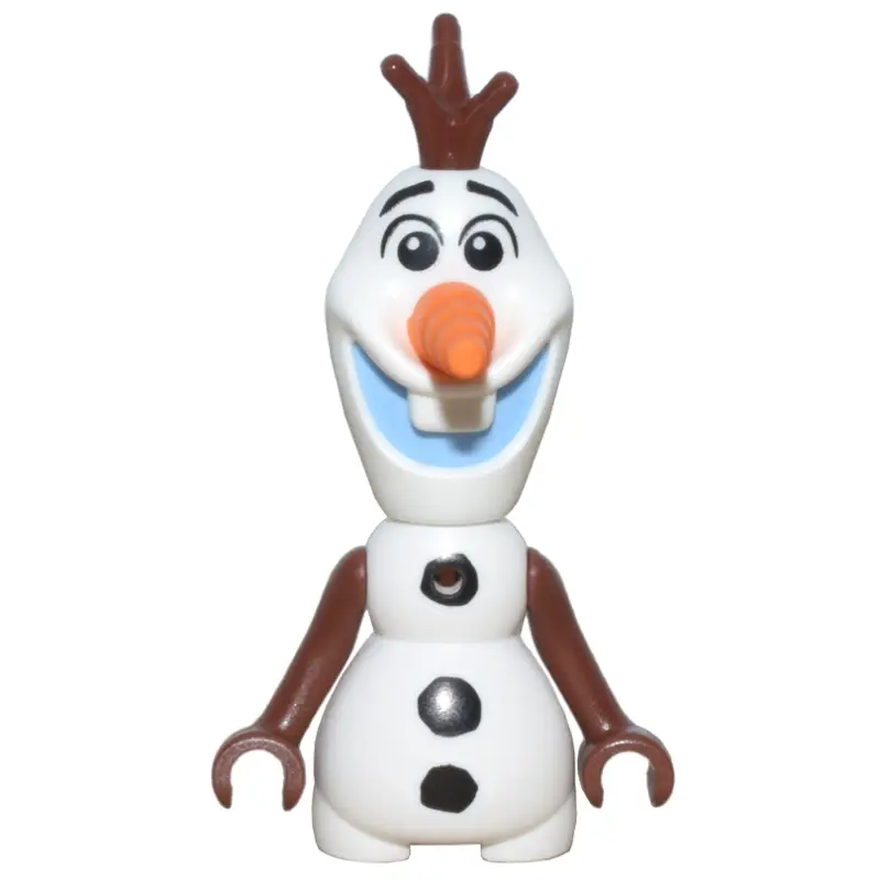 Olaf, Micro-Doll Arms, Stick Hair, Bright Light Blue Mouth