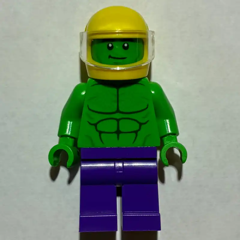 Hulk, Minifig, Yellow Helmet