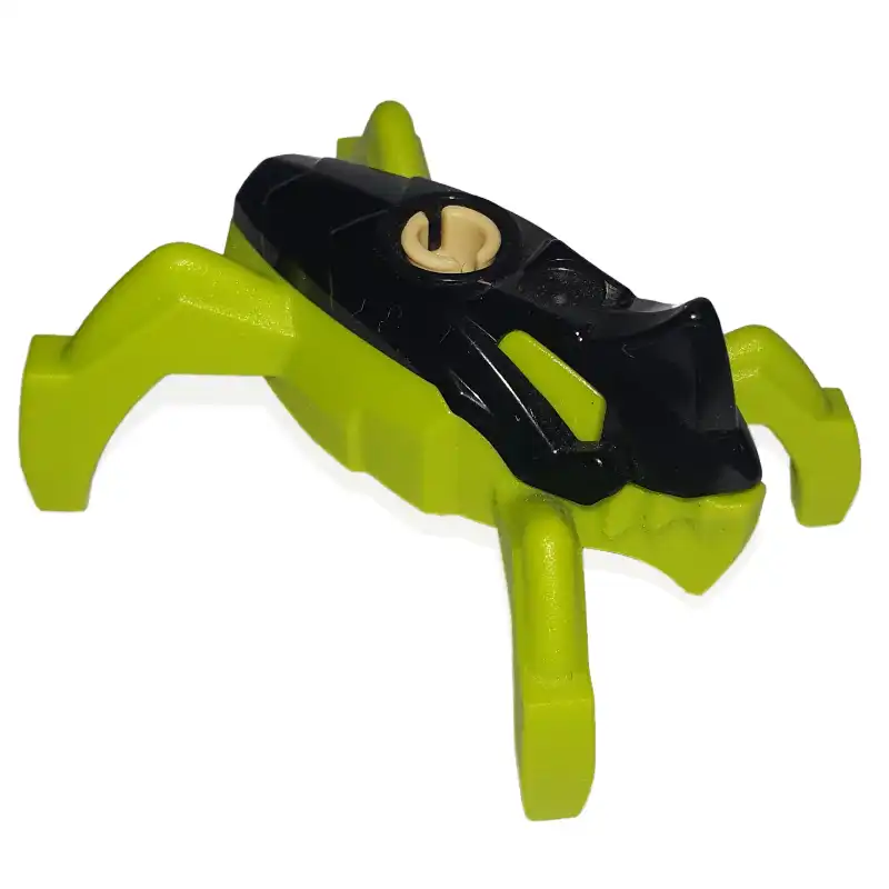 Hero Factory Jumper, Black Top, Lime Base