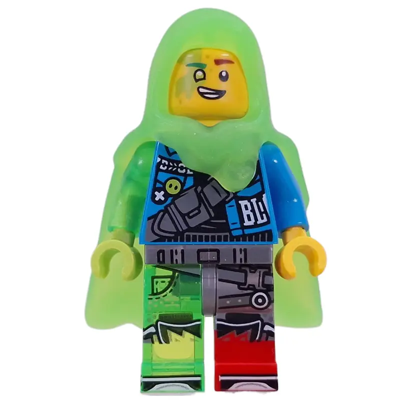 Mateo, Trans-Bright Green Cape