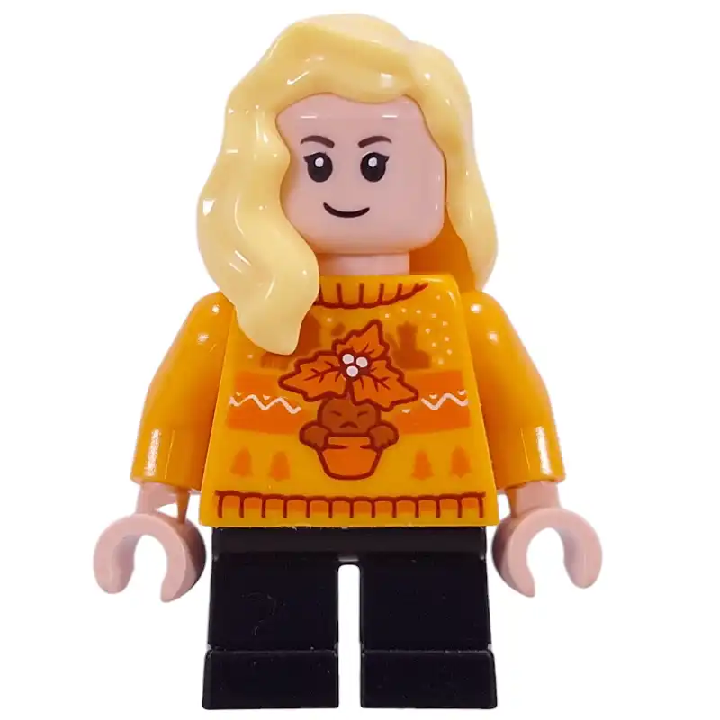 Hannah Abbott, Bright Light Orange Sweater