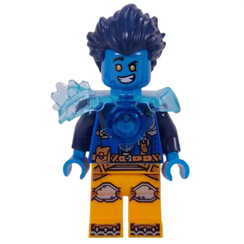 Logan, Trans-Light Blue Shoulder Armor. Tile