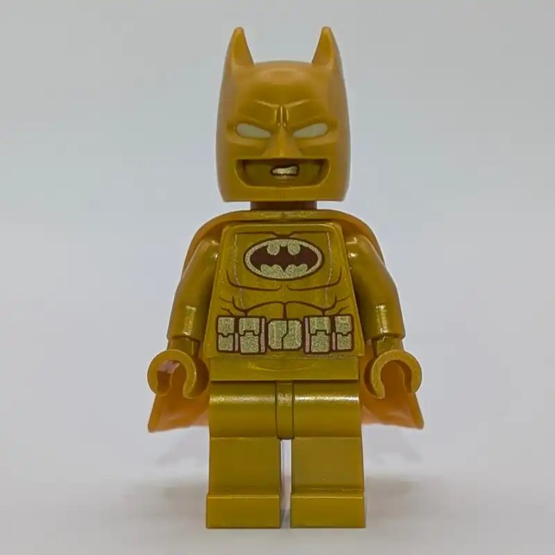 Batman, Pearl Gold Suit, Cape, and Cowl