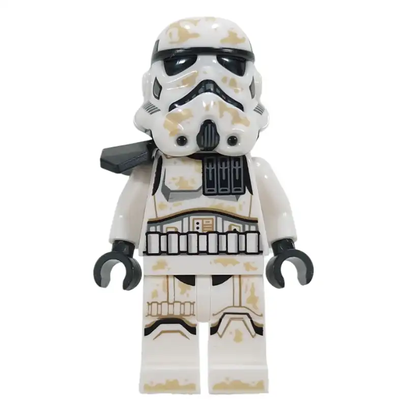 Sandtrooper, Black Pauldron, Sienna Brown Head