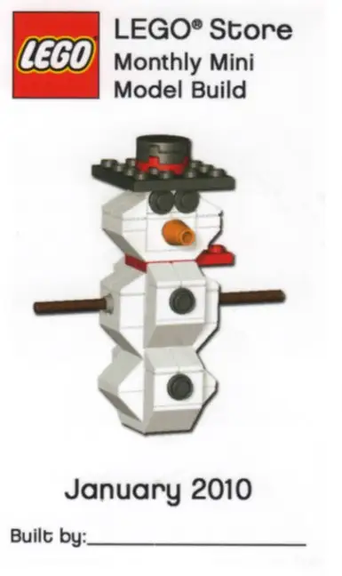 レゴ MMMB018-1 Snowman マンスリーミニモデルビルド