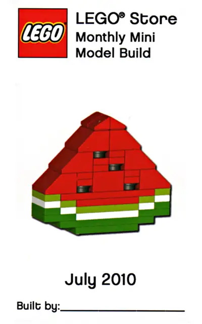 レゴ MMMB026-1 Watermelon マンスリーミニモデルビルド