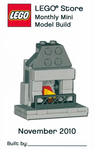 レゴ MMMB031-1 Fire Place マンスリーミニモデルビルド