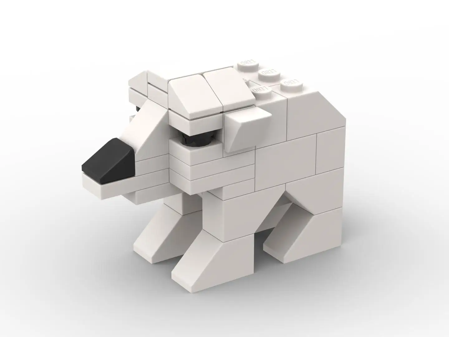 レゴ MMMB033-1 Polar Bear マンスリーミニモデルビルド