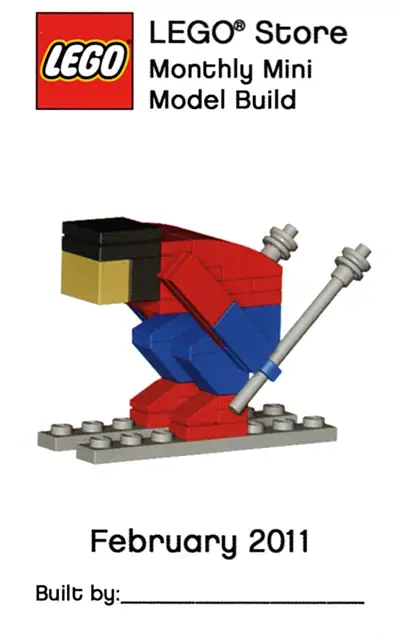 レゴ MMMB034-1 Skier マンスリーミニモデルビルド