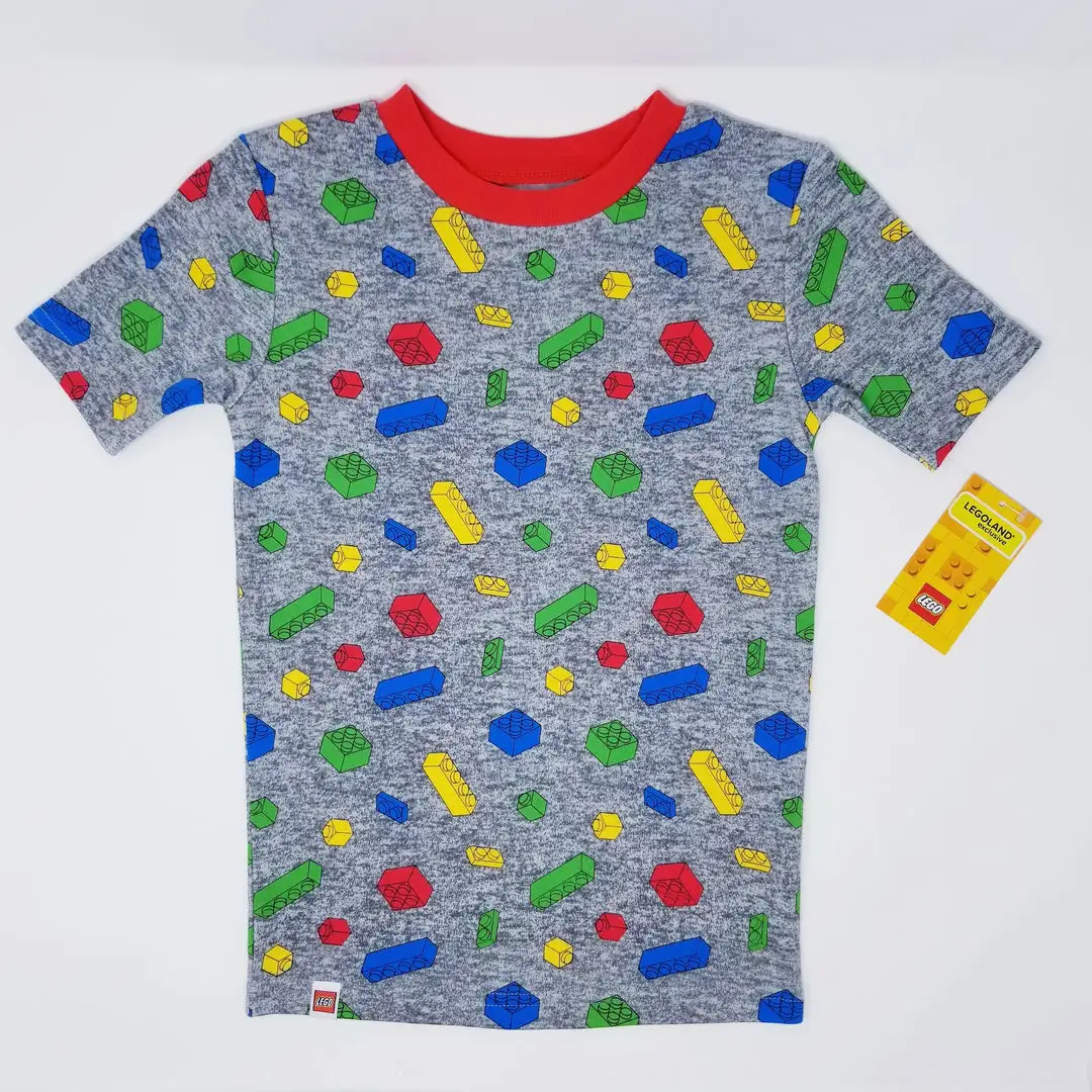 レゴ PAJAMAS-2 Iconic Brick Pajama Set (Gray) グッズ