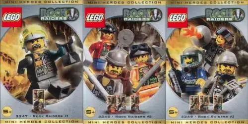 RRMINIFIGS Rock Raiders Mini Heroes Collection - ロックレイダース (2000年}
