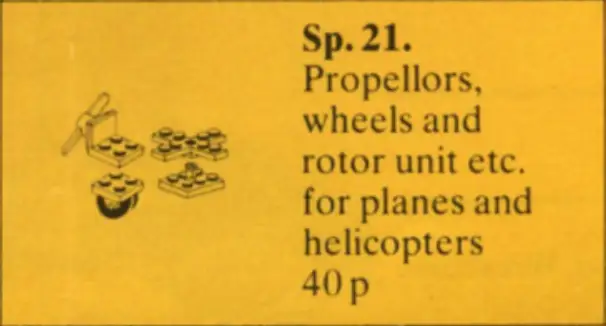 Sp21 Propellers, Wheels and Rotors - サービスパック (1977年)
