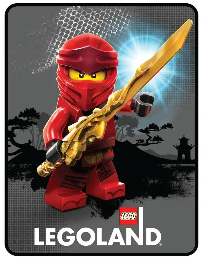 レゴ THROW-14 LEGOLAND Kai Ninja Shadows Throw キッチン・寝具