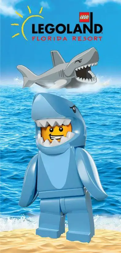 レゴ TOWEL-2 LEGOLAND Shark Boy Towel キッチン・寝具