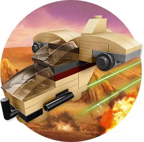 レゴ TRUWOOKIE-1 Wookie Gunship スター・ウォーズ